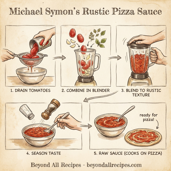 Michael Symon's Rustic Pizza Sauce instructions