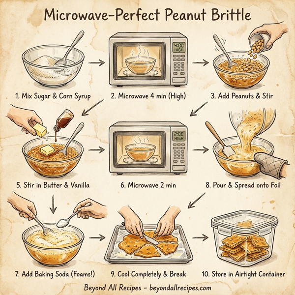 Microwave-Perfect Peanut Brittle instructions