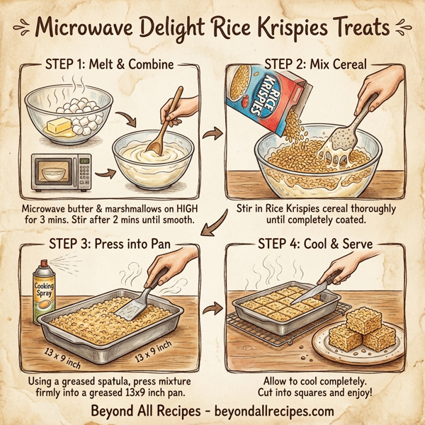 Microwave Delight Rice Krispies Treats instructions