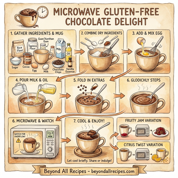 Microwave Gluten-Free Chocolate Delight instructions