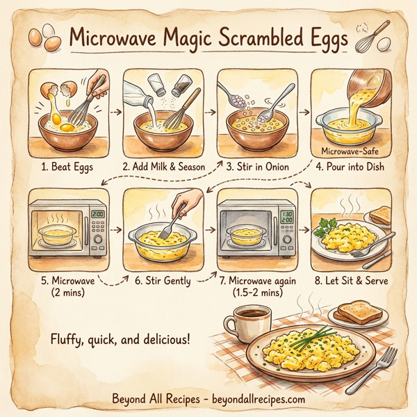 Microwave Magic Scrambled Eggs instructions