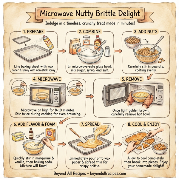 Microwave Nutty Brittle Delight instructions