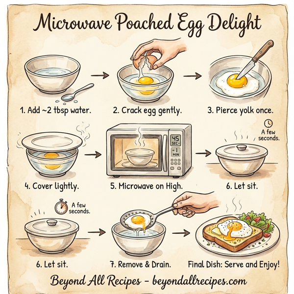 Microwave Poached Egg Delight instructions