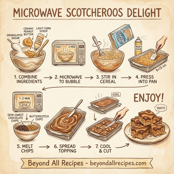 Microwave Scotcheroos Delight instructions