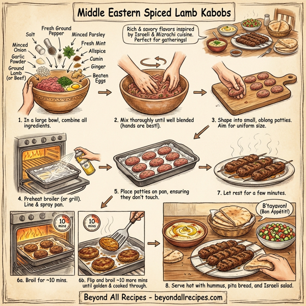 Middle Eastern Spiced Lamb Kabobs instructions