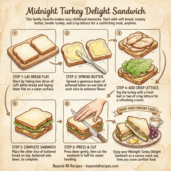 Midnight Turkey Delight Sandwich instructions