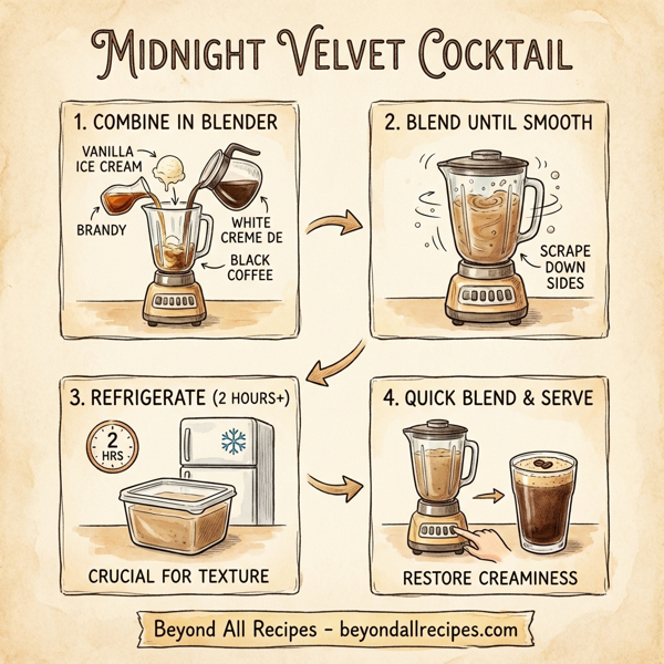 Midnight Velvet Cocktail instructions