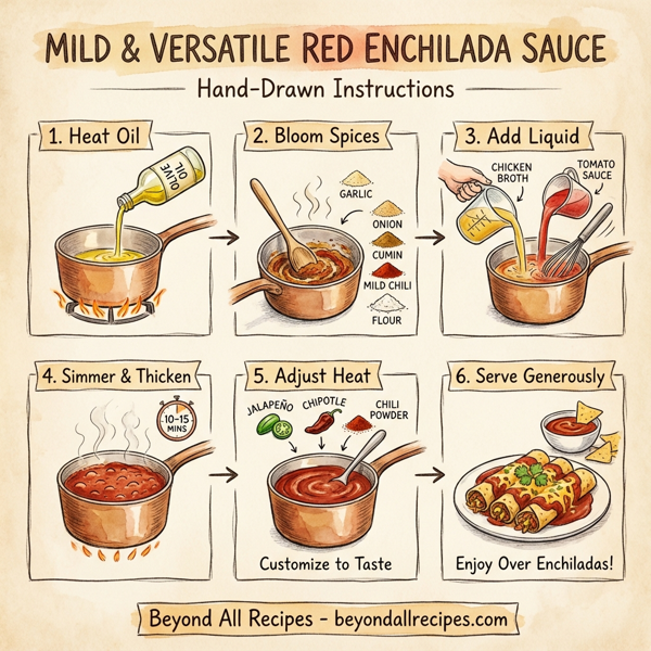 Mild & Versatile Red Enchilada Sauce instructions