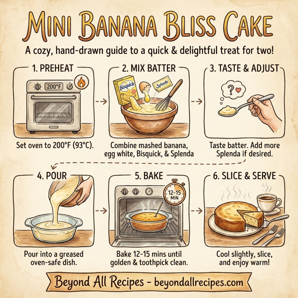 Mini Banana Bliss Cake instructions