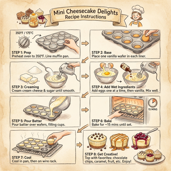 Mini Cheesecake Delights instructions
