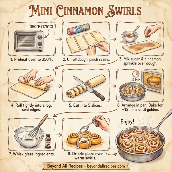 Mini Cinnamon Swirls instructions