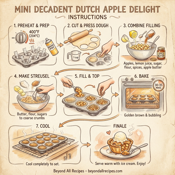Mini Decadent Dutch Apple Delight instructions