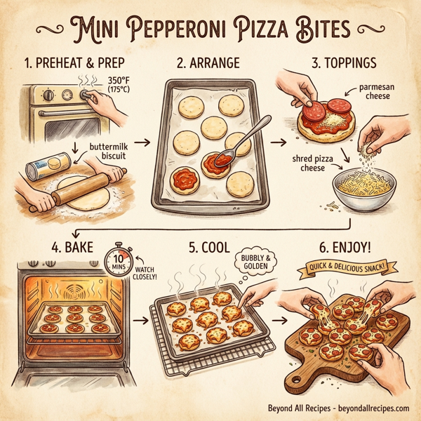 Mini Pepperoni Pizza Bites instructions