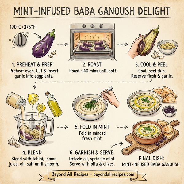 Mint-Infused Baba Ganoush Delight instructions