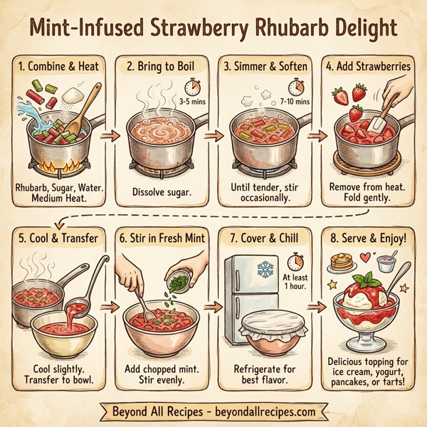Mint-Infused Strawberry Rhubarb Delight instructions