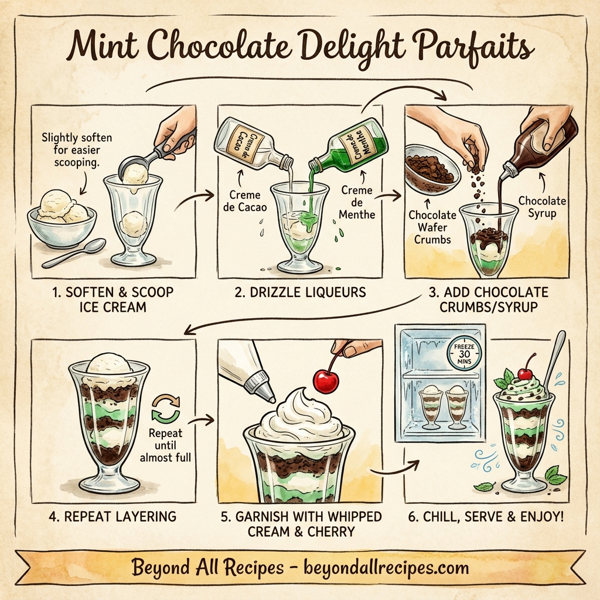 Mint Chocolate Delight Parfaits instructions