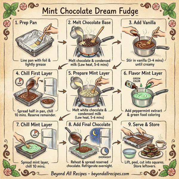 Mint Chocolate Dream Fudge instructions