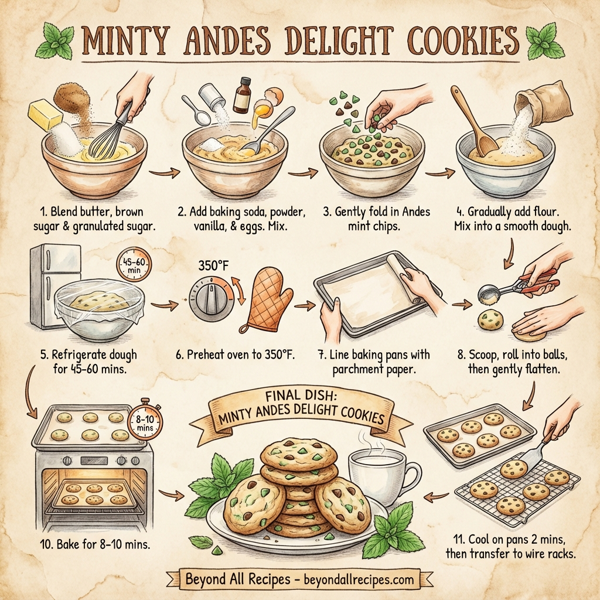 Minty Andes Delight Cookies instructions