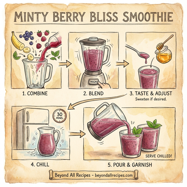 Minty Berry Bliss Smoothie instructions