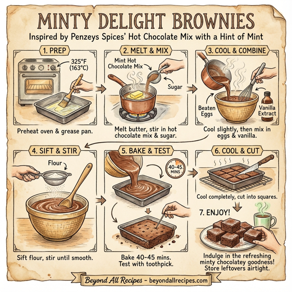 Minty Delight Brownies instructions