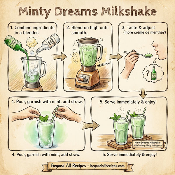 Minty Dreams Milkshake instructions