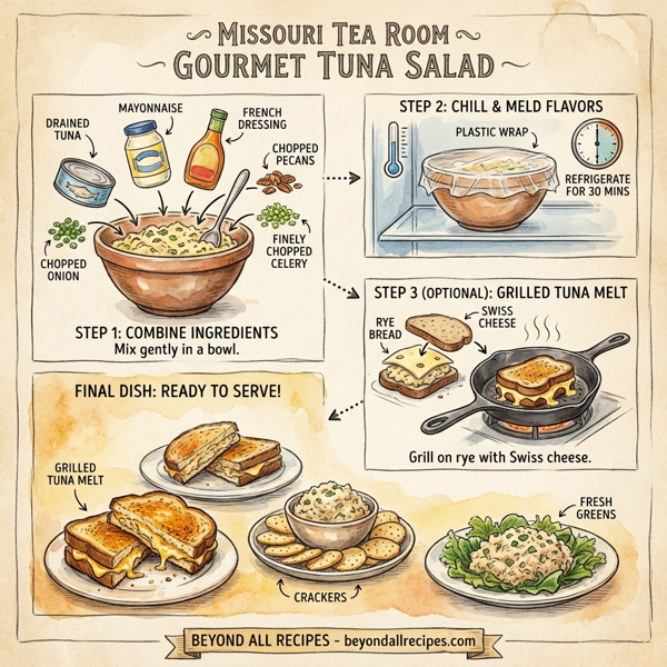 Missouri Tea Room Gourmet Tuna Salad instructions