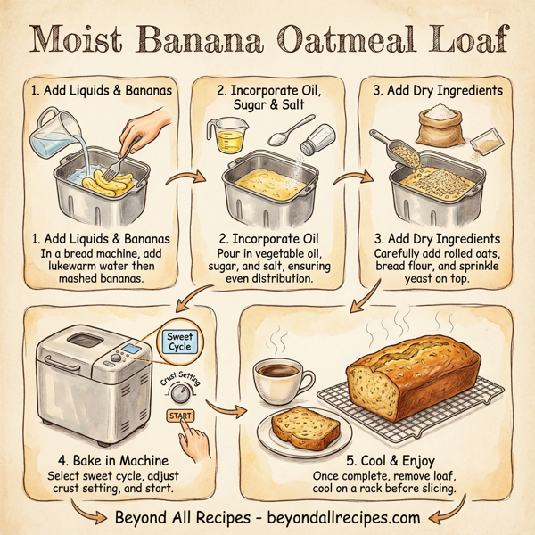 Moist Banana Oatmeal Loaf instructions