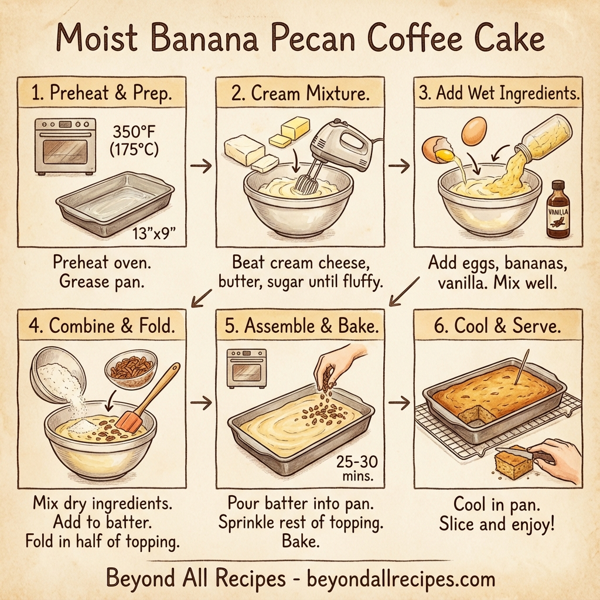Moist Banana Pecan Coffee Cake instructions