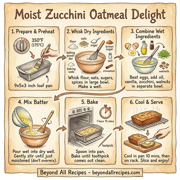 Moist Zucchini Oatmeal Delight instructions