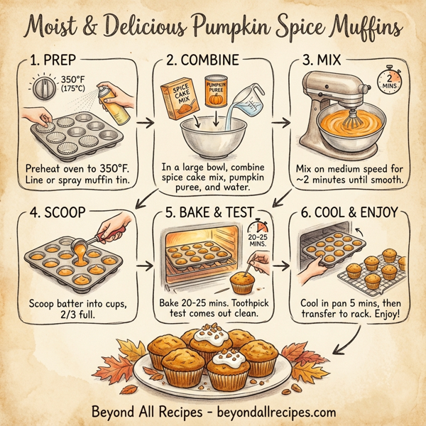 Moist & Delicious Pumpkin Spice Muffins instructions