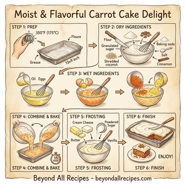 Moist & Flavorful Carrot Cake Delight instructions