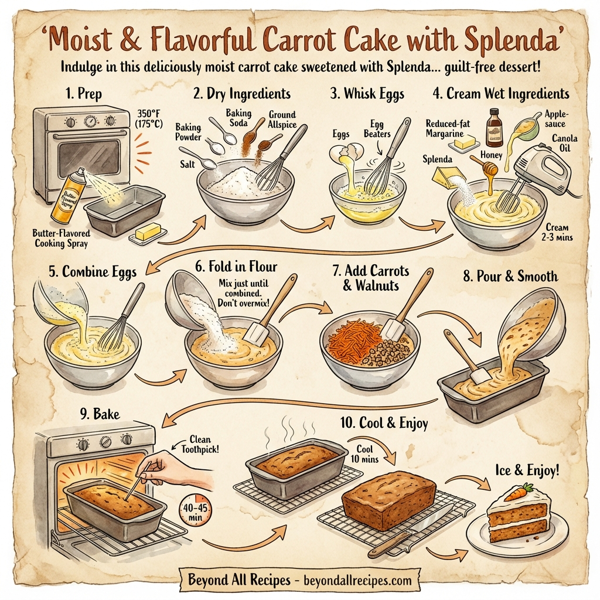 Moist & Flavorful Carrot Cake with Splenda instructions