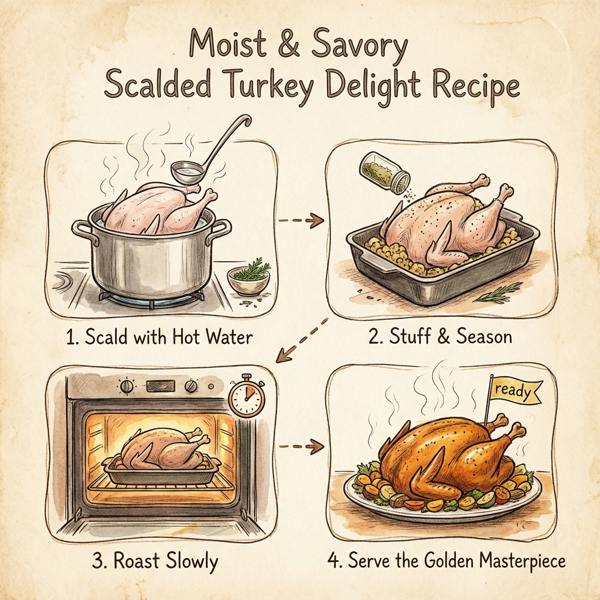 Moist & Savory Scalded Turkey Delight instructions