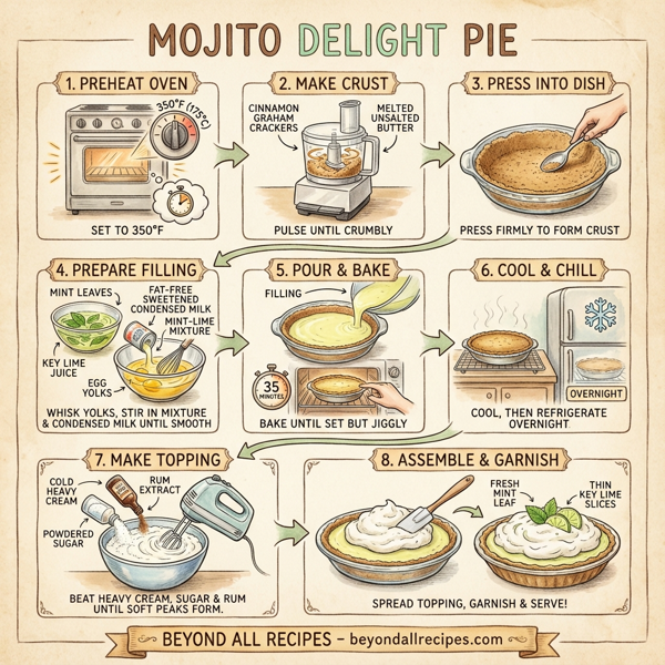 Mojito Delight Pie instructions