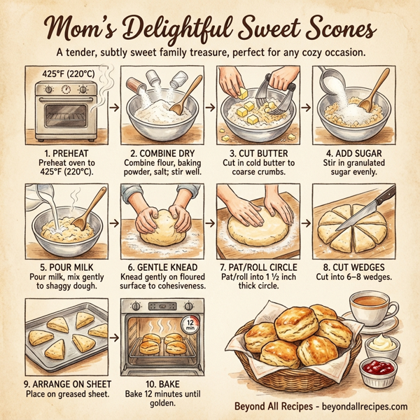 Mom's Delightful Sweet Scones instructions
