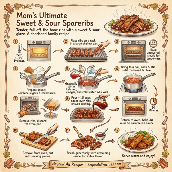 Mom's Ultimate Sweet & Sour Spareribs instructions