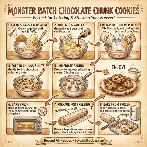 Monster Batch Chocolate Chunk Cookies instructions