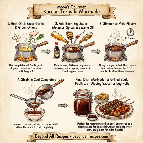 Moon's Gourmet Korean Teriyaki Marinade instructions