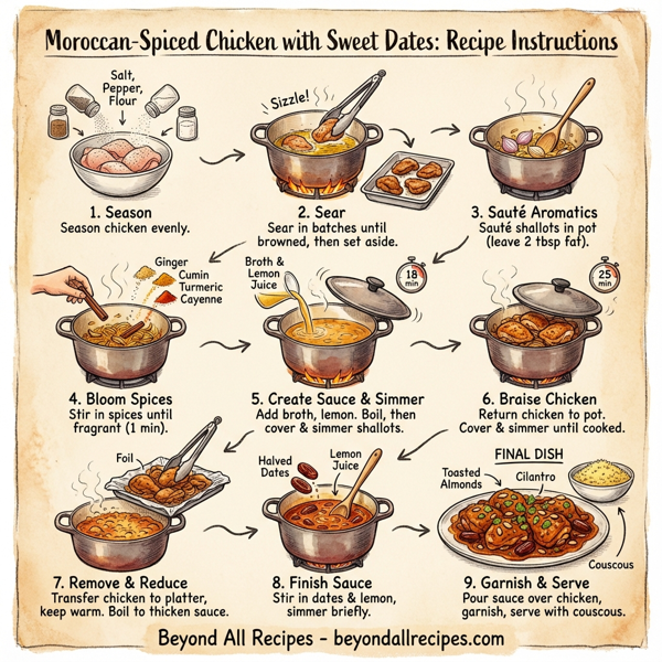 Moroccan-Spiced Chicken with Sweet Dates instructions