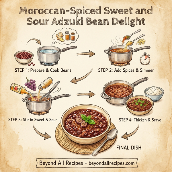 Moroccan-Spiced Sweet and Sour Adzuki Bean Delight instructions