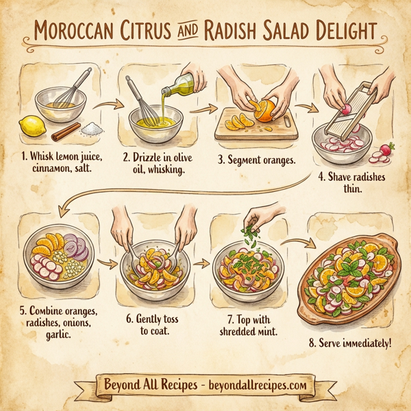 Moroccan Citrus and Radish Salad Delight instructions