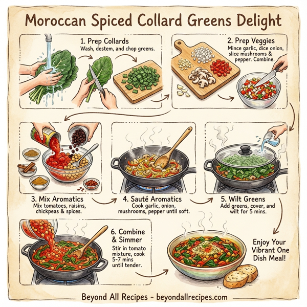Moroccan Spiced Collard Greens Delight instructions