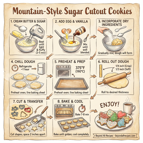 Mountain-Style Sugar Cutout Cookies instructions