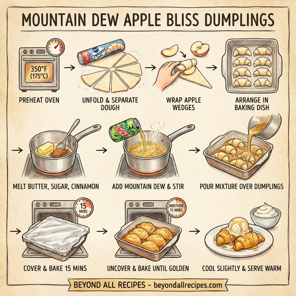 Mountain Dew Apple Bliss Dumplings instructions