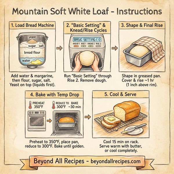 Mountain Soft White Loaf instructions