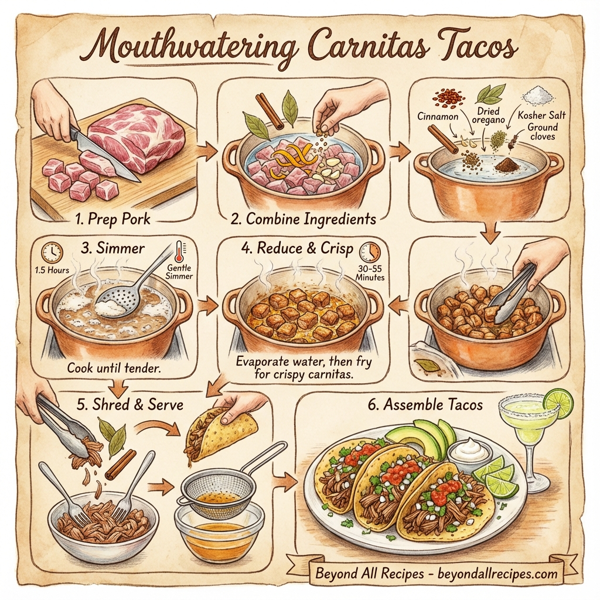 Mouthwatering Carnitas Tacos instructions