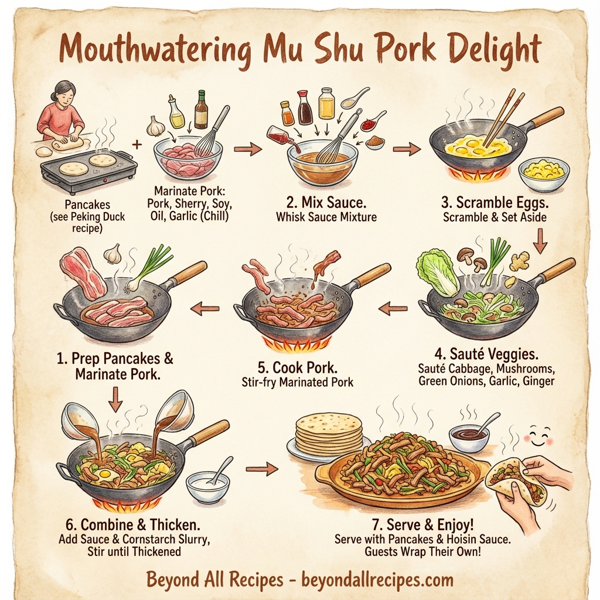 Mouthwatering Mu Shu Pork Delight instructions