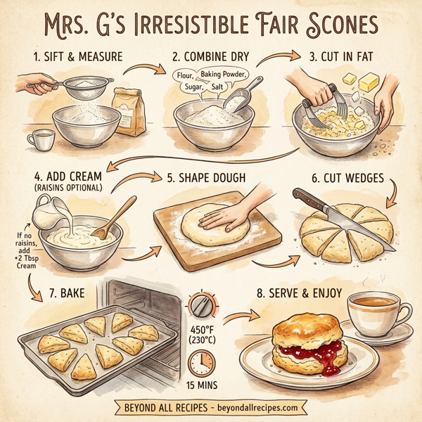 Mrs. G's Irresistible Fair Scones instructions