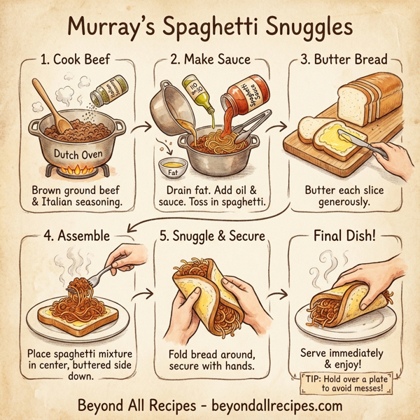 Murray's Spaghetti Snuggles instructions