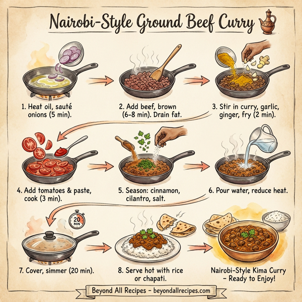 Nairobi-Style Ground Beef Curry instructions